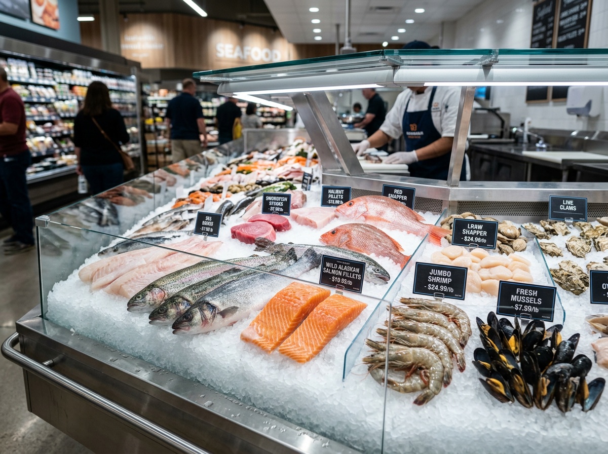Bulk ice for supermarkets and food stores